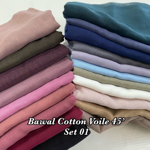 Bawal Cotton Voile Bidang 45'